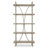 Uttermost Sway 42" Wide Metal and Wood Etagere Bookshelf Beige