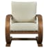Uttermost Bedrich 30" Wide Accent Chair Weathered Pecan