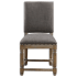 Uttermost Laurens Fabric Chair Designed by Matthew Williams Weathered Gray