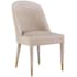 Uttermost Brie 22" Wide Stainless Steel Framed Polyester Accent Chair Brushed Brass / Champagne