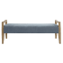 Uttermost Daylight 59" Wide Bench Natural Oak