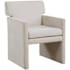Uttermost Colette 24" Wide Hardwood Framed Polyester Accent Chair Ivory