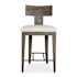 Uttermost Cellini 20" Wide Acrylic Counter Stool Weathered Gray