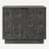Uttermost Shelby 39" Wide Elm Wood Accent Cabinet with Adjustable Shelf Ebony