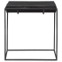 Uttermost Telone 22" Wide Aluminum Top Iron Side Table Oxidized Black