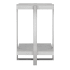 Uttermost Arnaut 16" Wide Steel Side Table with Faux Shagreen Stingray Overlay Milk White