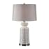 Uttermost Kansa 1 Light 28.5 Inch Tall Table Lamp with Fabric Shade Ceramic