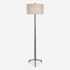 Uttermost Ivor 62" Tall Buffet Floor Lamp Steel