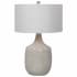 Uttermost Felipe 30" Tall Vase Table Lamp Distressed Light Gray