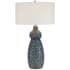 Uttermost Holloway 32" Tall Ceramic Table Lamp Cobalt Blue
