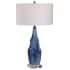 Uttermost Everard 31" Tall Vase Table Lamp Indigo Blue