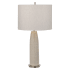 Uttermost Delgado 28" Tall Ceramic Table Lamp Light Gray