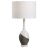 Uttermost Tanali 29" Tall Concrete Table Lamp White / Charcoal