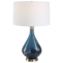 Uttermost Riviera 28" Tall Vase Table Lamp Blue