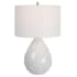 Uttermost Loop 25" Tall Ceramic Table Lamp White