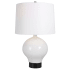 Uttermost Collar 26" Tall Ceramic Table Lamp Gloss White