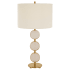Uttermost Three Rings 29" Tall Buffet Table Lamp Plated Brushed Brass