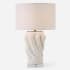 Uttermost Stratified 28" Tall Buffet Table Lamp White