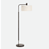 Uttermost Richie 66" Tall Buffet Floor Lamp Satin Black