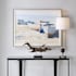 Uttermost Beached Boats 34" x 44" Framed Nautical and Ocean Graphic Print Multicolored