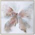 Uttermost Free 51" Square Framed Butterfly Painting on Paper by Grace Feyock Soft Orange / Pastel