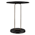 Uttermost Aperture 17" Diameter Aluminum Accent Table Brass / Black