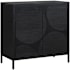 Uttermost Beswick 32" Wide 2 Door Wood Cabinet Matte Black