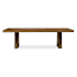 Uttermost Glenmore 54" Wide Wood Top Metal and Wood Table Suar