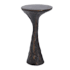 Uttermost Milan 12" Diameter Concrete Table Dark Bronze