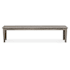 Uttermost Forsyth 81" Wide Mahogany Framed Bench Weathered Dark Gray