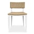Uttermost Calbas 20" Aluminum Dinner Chair Crisp White