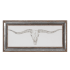 Uttermost 34 Inch x 71 Inch "Western Skull Mount" Framed Art Print on Canvas by Grace Feyock Rust
