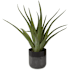 Uttermost Tucson 19" Tall Ceramic Faux Flora Planter Matte Glass