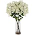 Uttermost Antiparos 34-3/4" Tall Glass Faux Flora Planter Clear / Cream