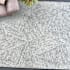 Uttermost Paonia 8' x 10' Wool Geometric Indoor Rectangular Area Rug Ivory