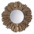 Uttermost 43" Diameter Circular / Sunburst Framed Bathroom Mirror Antique Gold Leaf