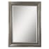 Uttermost 62" W x 86" H Rectangular Framed Bathroom Mirror Antique Silver Leaf