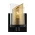 Varaluz So Inclined Bathroom Sconce Black / Gold