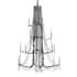 Varaluz Barcelona 18 Light 57" Wide Chandelier Onyx