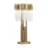 Havana Gold / Clear Fluted Glass