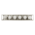 Varaluz Plaza 6 Light 29" Wide Vanity Light Silverado / Carbon