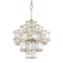 Varaluz Cubic 6 Light 19" Wide Crystal Pendant Calypso Gold