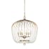 Varaluz Voliere 6 Light 25" Wide Beaded Chandelier Havana Gold