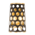 Varaluz Bailey 2 Light 12" Tall Wall Sconce Matte Black / French Gold