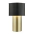 Varaluz Secret Agent 28" Tall Buffet Table Lamp Painted Gold / Black