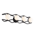 Varaluz Black Betty 4 Light 29" Wide Vanity Light Carbon