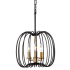 Varaluz Nico 3 Light 12" Wide Multi Light Pendant Carbon