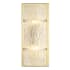 Varaluz Morgan 2 Light 17" Tall Wall Sconce Satin Brass