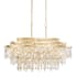 Varaluz Kalani 9 Light 42" Wide Linear Pendant French Gold