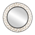 Varaluz Scribble 33" Diameter Circular Steel Framed Bathroom Mirror Matte Black / Artifact